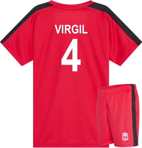 Liverpool Voetbaltenue Thuis - Virgil van Dijk - 2022-2023 Voetbaltenue Kinderen - Jongens en Meisjes --140