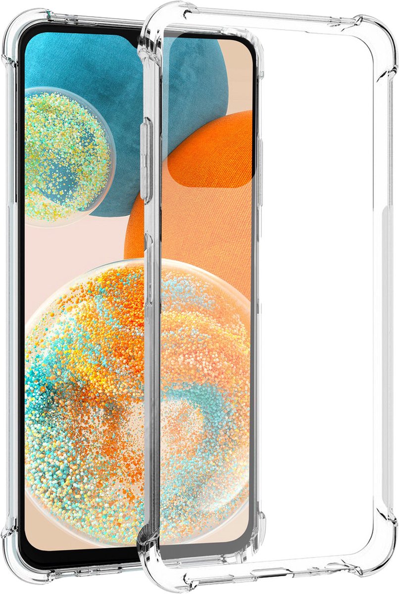 Samsung Galaxy A23 hoesje transparant siliconen backcover shockproof