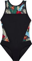 Badpak met racerback- Tropical flowers 152-158