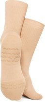 Chaussettes de danse Rumpf 151 | Chaussettes Antidérapantes Femme et Homme | Chaussettes de yoga | Chaussettes Pilates | Chaussettes de danse Modern Jazz | Beige | Taille M (39-41)