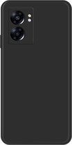 Hoesje Geschikt voor OPPO A57 / A57s - Zwart - Stevige Shockproof Case - TPU Cover met Siliconen Touch - Backcover Telefoonhoesje