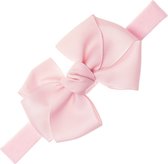 Siena Haarband Grosgrain Strik 10cm | Roze | 1,8cm breed | 7548 | Hoofdomtrek 35-50cm