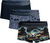 Muchachomalo Heren Boxershorts - 3 Pack - Maat S - 95% Katoen - Mannen Onderbroeken