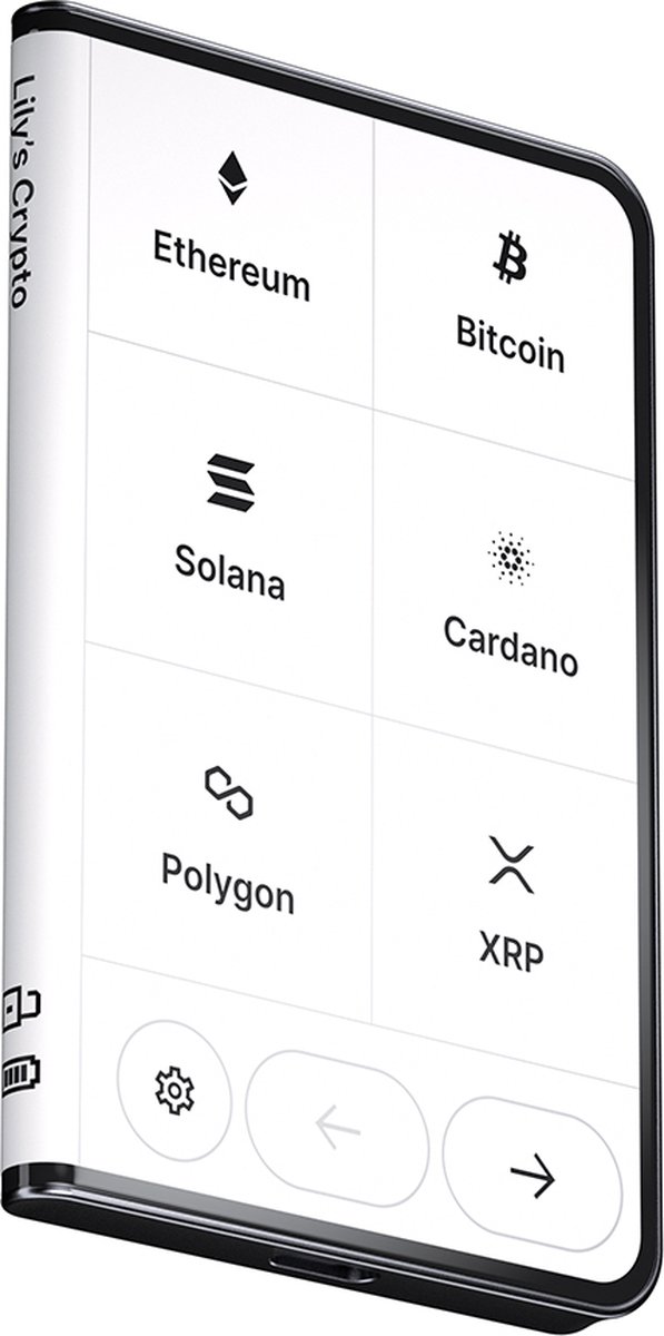 Ledger Stax - Back-ups - Beveilig je crypto (Bitcoin), NFT's en tokens - Zwart