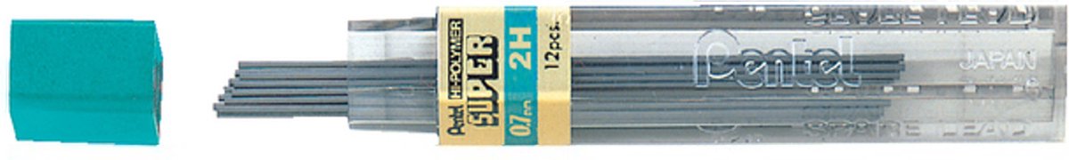 Pentel - Vulpotlood vulling - 0,7 mm - 2H - 12 stuks