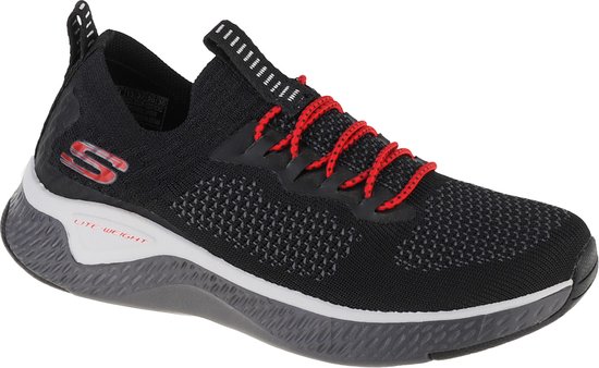 Skechers Solar Fuse 400022L-BGRD, voor een jongen, Zwart, Sportschoenen,Sneakers, maat: 27