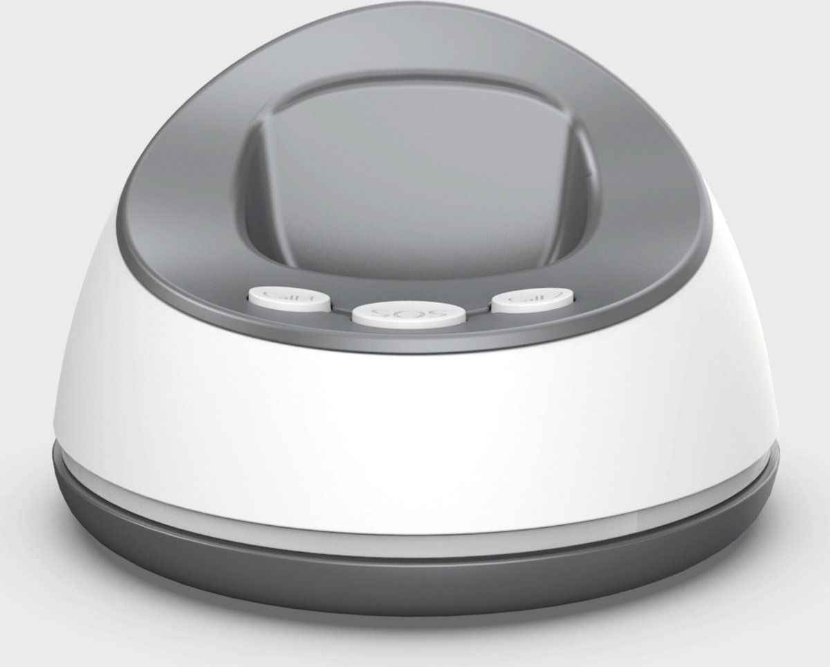 mijnSOS Noodknop accessoire - Docking station parelmoer wit - Bluetooth - Geschikt voor EV07-B(X-E) - Extra SOS-knop