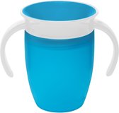 Munchkin de originele Miracle® 360 trainer cup/oefenbeker blauw - drinkbeker- anti lek beker- 207 ml