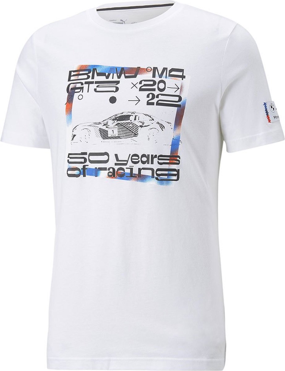 Puma BMW Motorsport Graphic Tee 531194-02, Homme, Blanc, t-shirts Blanc -  Cdiscount Sport