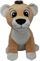 Leeuw Dierentuin Pluche Knuffel 25 cm {Speelgoed Knuffeldier Knuffelbeest voor kinderen jongens meisjes | Leeuwin Lion Animal Plush Toy | Dierentuin Dieren Afrika Jungle}