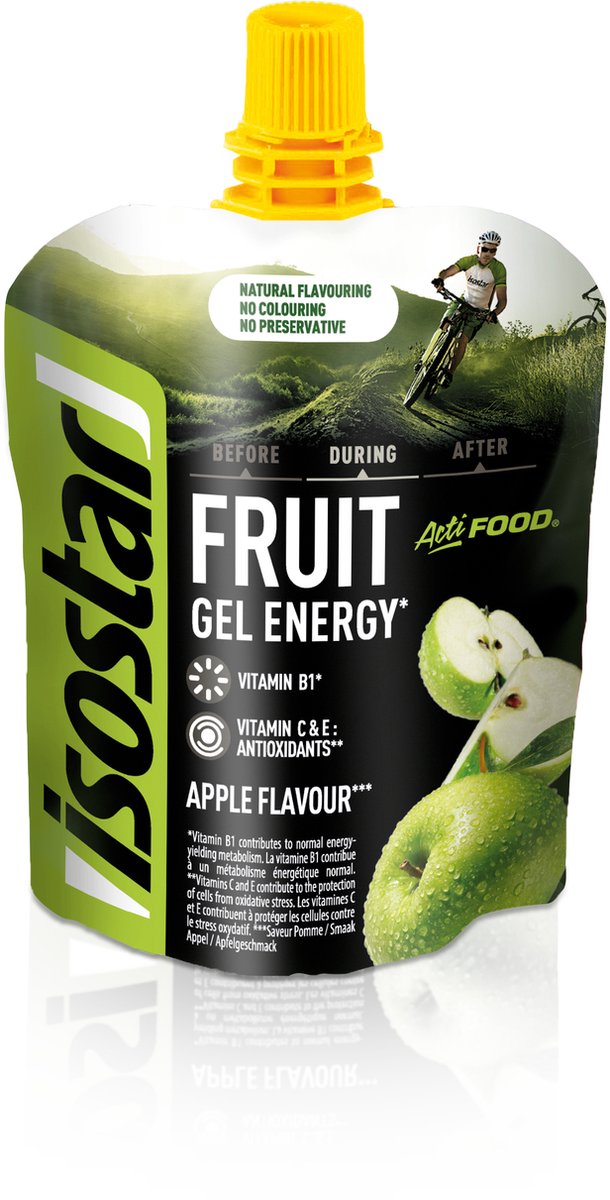 Isostar Actifood - Energieboost - Appel - 8 x 90 gr — afbeelding 2