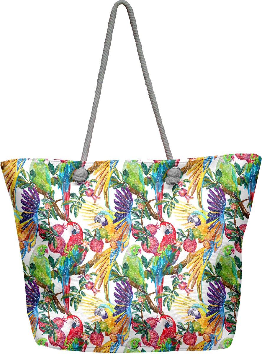 MuchoWow® Schoudertas - Strandtas - Shopper Het Empire State Building tussen de hoge
