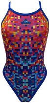 TURBO Pixels Revolution Zwempak Dames - Multicolor - 3XL