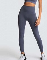 Gym Revolution - Sportlegging dames - Sportkleding dames - Sportbroek dames - Sportlegging - High Waist - Shape legging - Sportlegging dames high waist - Hardloopbroek dames - yoga legging dames - Grijs maat S