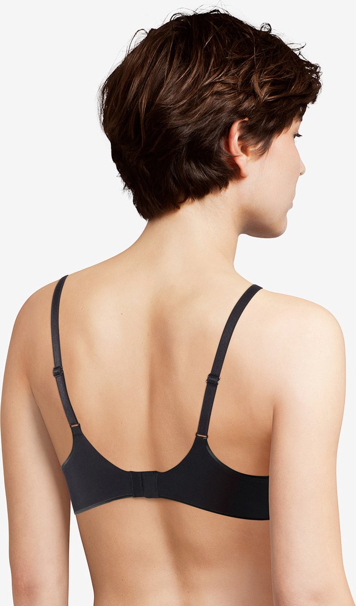 Chantelle Push up BH - Essential Extra - Maximizer push up bh - T-shirt bh - Schijnt niet door - 70B - Zwart