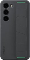 Samsung Silicone Grip Cover geschikt voor Samsung Galaxy S23 - Zwart