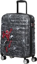 American Tourister Reiskoffer - Wavebreaker Disney Marvel spinner (4wiel) 55 cm (handbagage) - Spiderman sketch
