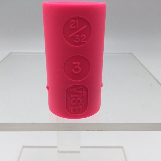 Bowling Bowlingbal vinger inserts, per 2 stuks, 'Vise powerlift / semi-grip inserts' , naar keuze powerlift of semi-grip, kleur pink, maat 21/32, nr. 3, boormaat 7/8