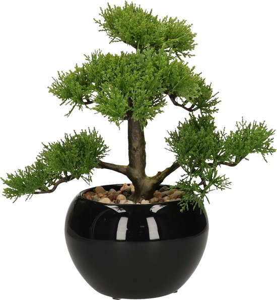 Atmosphera Plante artificielle Bonsaï avec pot - H36 cm - Plante