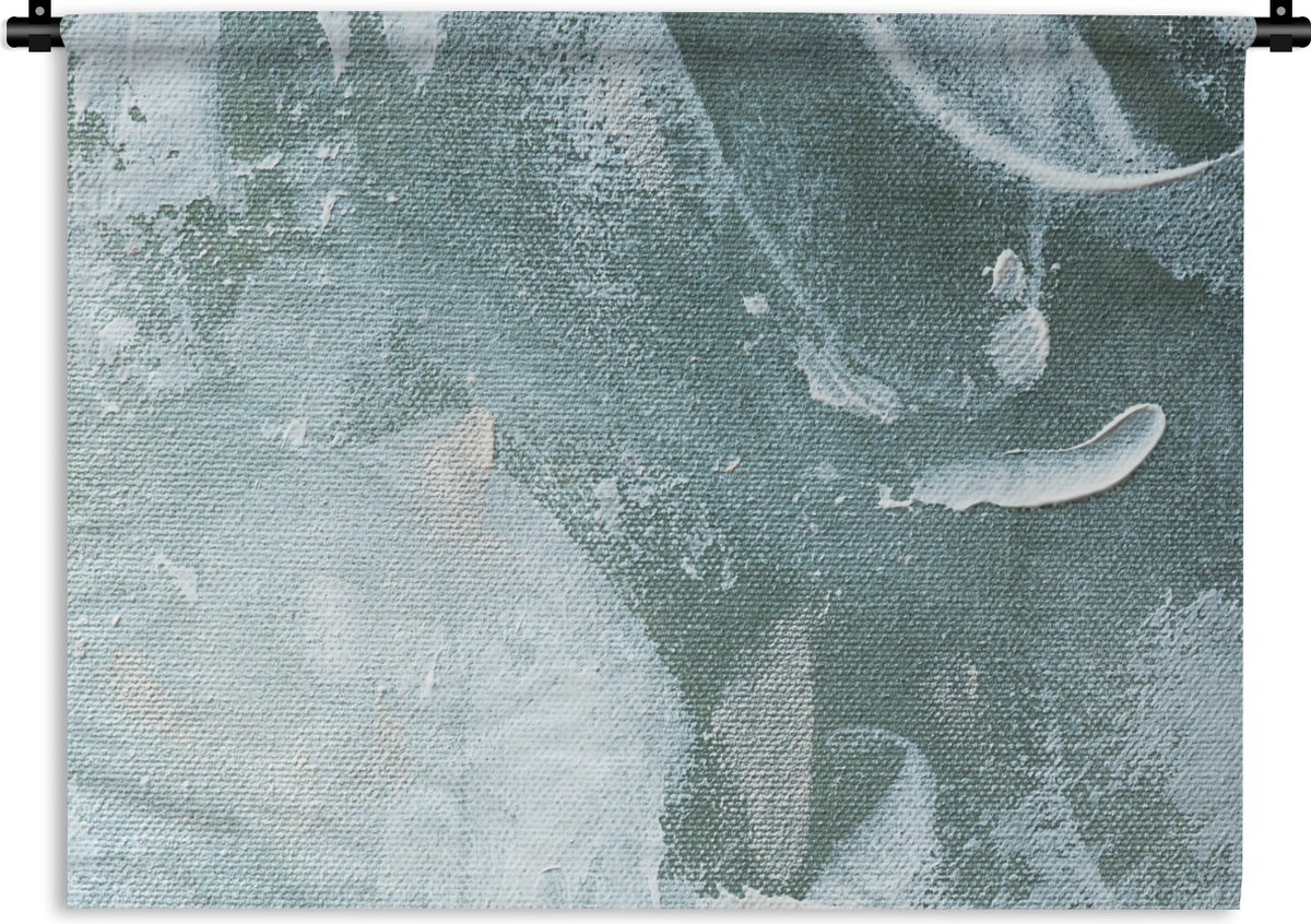 Wandkleed - Wanddoek - Acrylverf - Abstract - Design - 120x90 cm - Wandtapijt