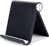 Case2go - Universele Tablet houder - Metalen Tablet standaard - Verstelbare stand - Zwart