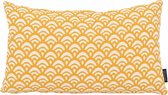 Sierkussen Waves Yellow Long | 30 x 50 cm | Katoen/Polyester