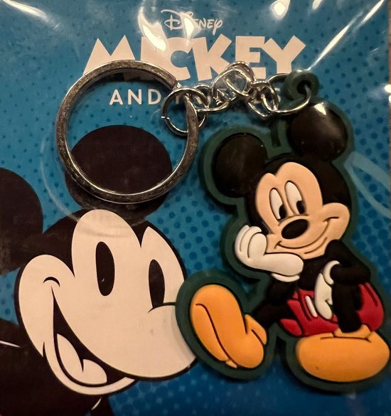 Disney - Mickey Mouse - Zitten - Rubber Sleutelhanger