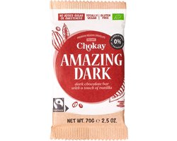 Chokay Amazing Dark Chocolate Bar 70GR