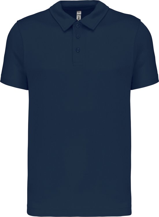 Herensportpolo 'Proact' met korte mouwen Navy - M