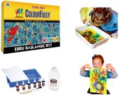 Kumtoys® Marbling set - Speelgoed - Speelgoed meisjes en jongens - Knutselen meisjes en jongens - Spellen - Spelletjes voor kinderen - Kinderspeelgoed