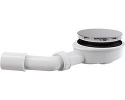 Alcadrain Toebehoren - Afvoerset diameter 90 mm, gereduceerde hoogte, chroom A491CR