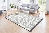 Modern vloerkleed Meridian - zwart/grijs 200x290 cm