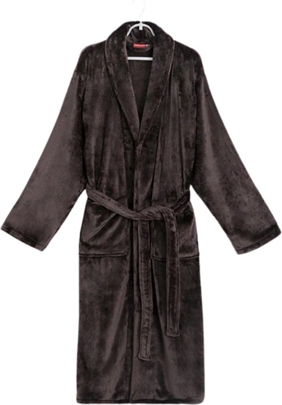 NY Threads Ochtendjas dames fleece pluche zachte badjas nachtkleding