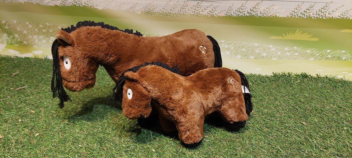 Crafty Ponies Veulen (35cm) Bruin met zwarte manen