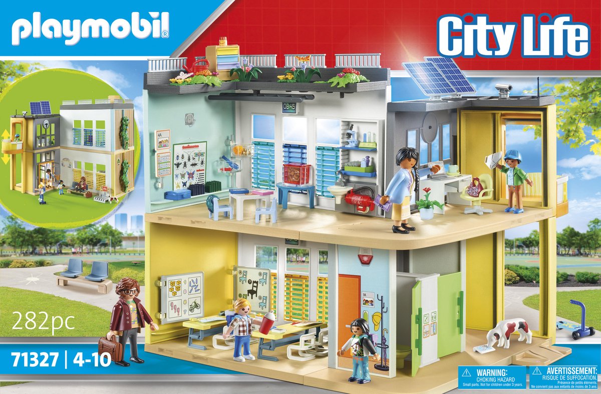PLAYMOBIL City Life Grote school - 71327 — afbeelding 7