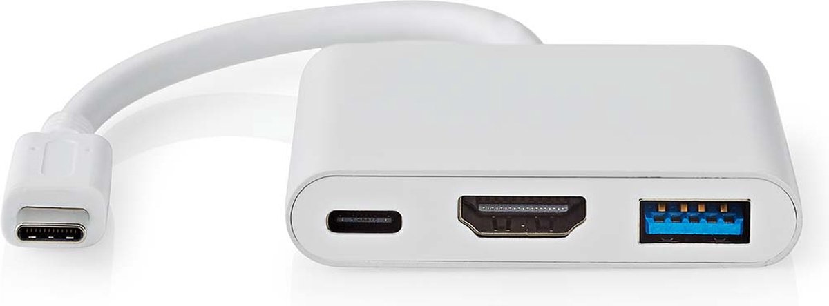 Nedis Usb Multi-port Adapter | Ccgb64770wt01 | Wit