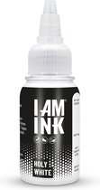I AM INK - Holy White 30ml Vegan Tattoo Inkt Wit | True Pigments | Tattoo Machine Inkt | Handpoke tatoeage inkt | Stick & Poke Ink