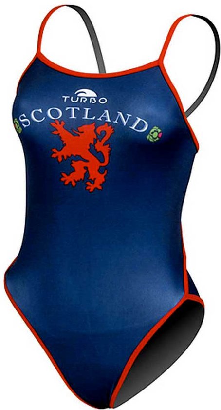 Turbo Scotland Zwempak Blauw XL Vrouw