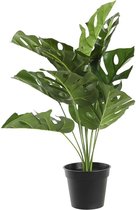 Items Kunstplant Monstera plant in bloempot - Groen - 42 x 51 cm - Kamerplanten