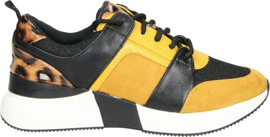 La Strada dames sneaker - Oker geel - Maat 38 | bol.com