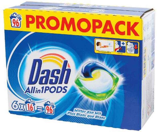 Dash tout en 1 pods liquides - Boîte de 42