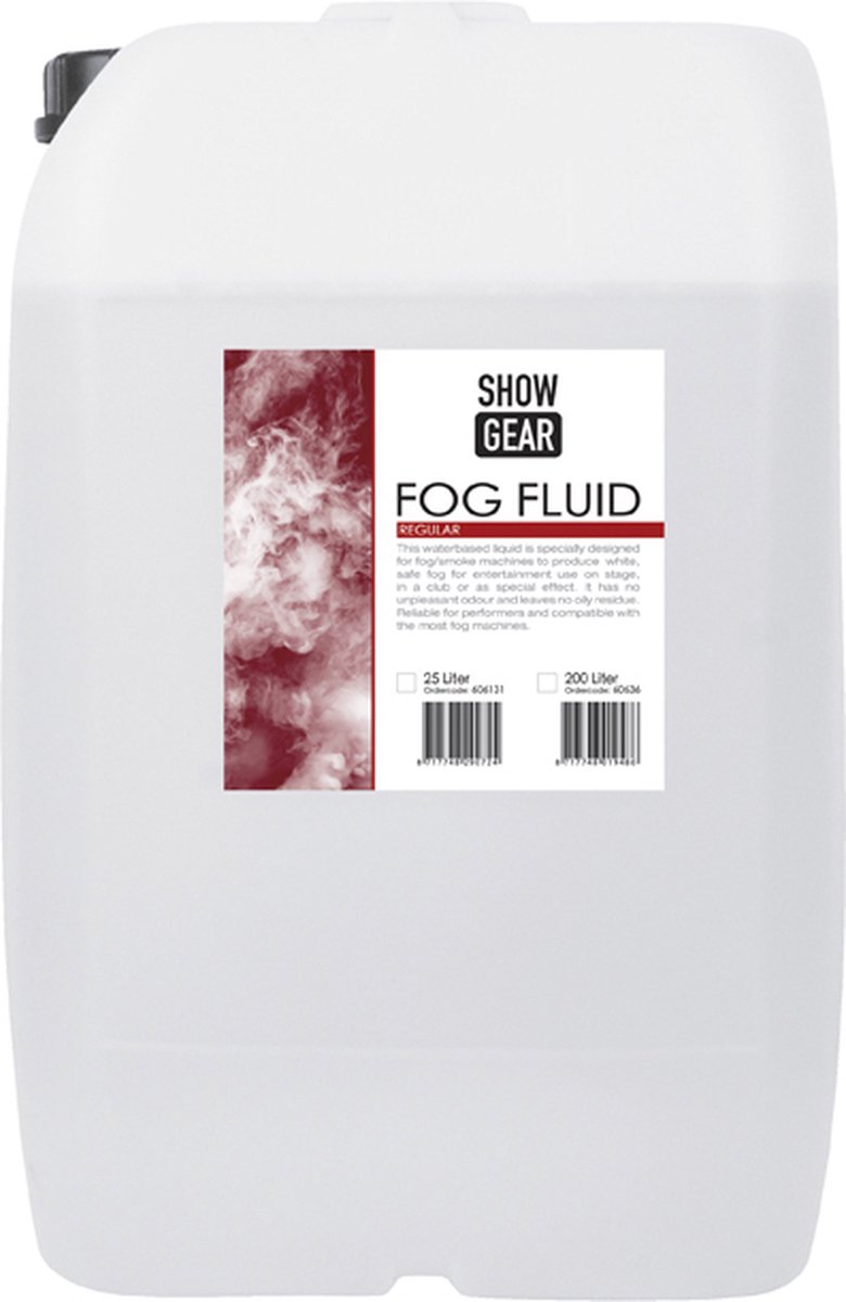 Showtec Fog Fluid rookvloeistof 25L