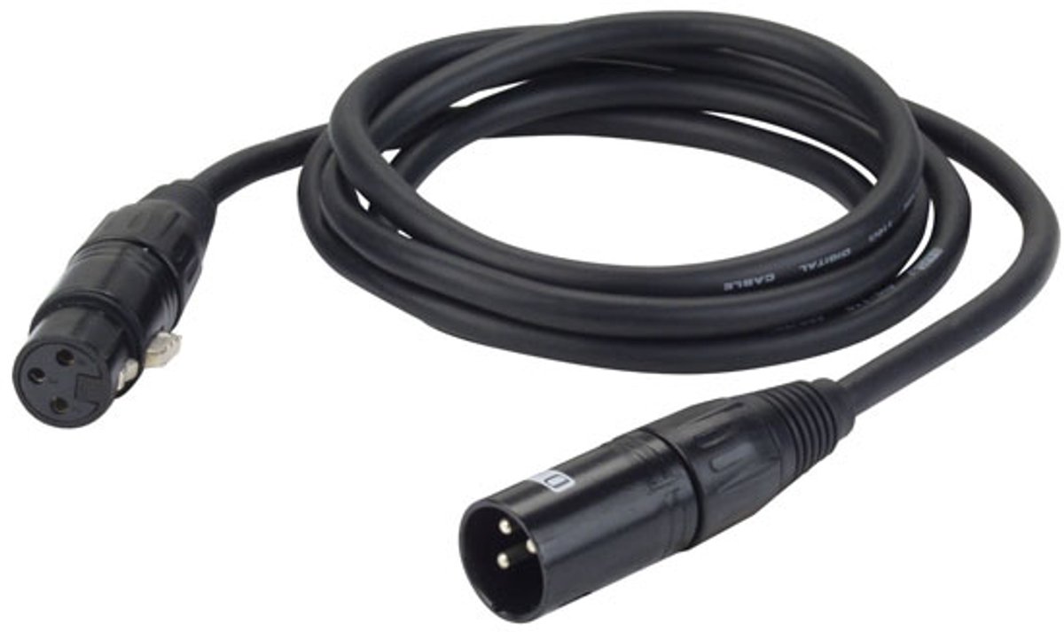 DAP Audio DMX kabel 15m - DMX XLR Kabel- 15m (Zwart)