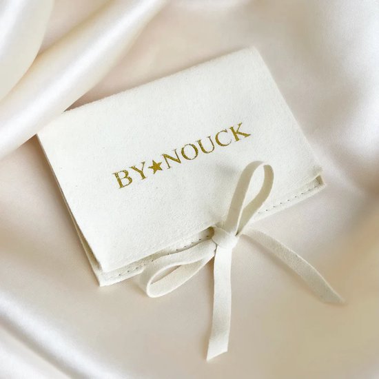ByNouck Jewelry - Necklace Rosequartz Stone - Ketting - Gold Plated - Rozenkwarts - ByNouck