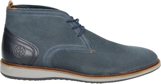 Nelson heren veterschoen - Blauw - Maat 44 | bol.com
