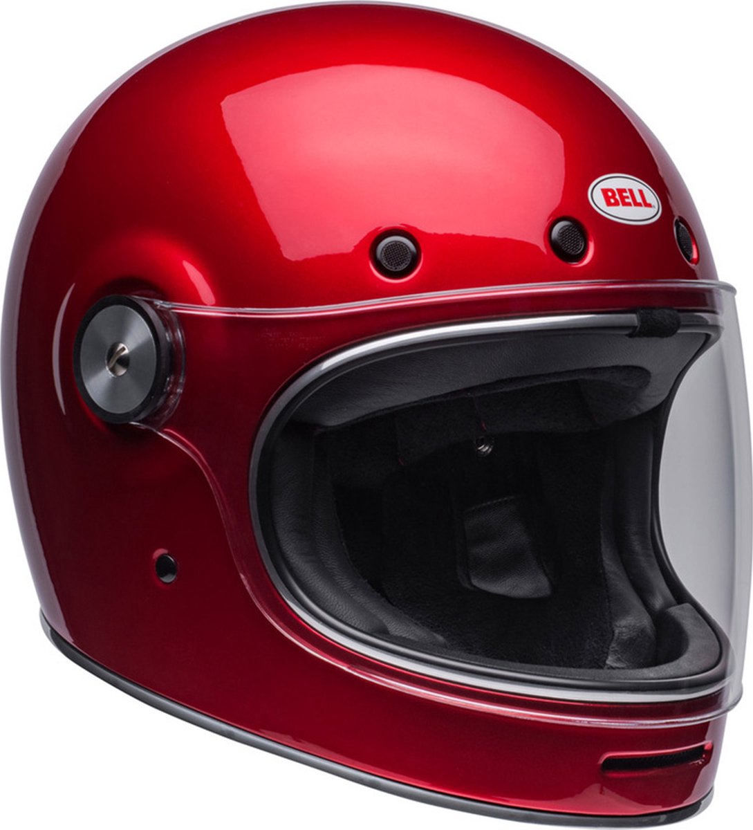 Bell Bullitt Solid Gloss Candy Red Helmet Full Face M - Maat M - Helm