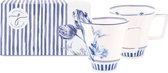 Heinen Delfts Blauw Sharing Moments - Mug - Tulipe - Set de 2
