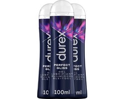 Durex - Perfect Gliss Glijmiddel voor Anaal & Oraal - 100 ml 3 Stuks