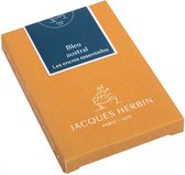 Jacques Herbin Bleu Astral 7 Universele Inkt-cartridges Voor Vulpennen