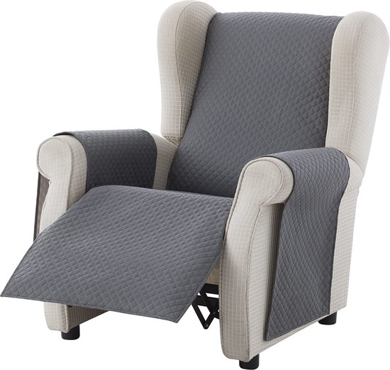 Fauteuil Casaria - Ajustable 58x57x84cm - Grijs